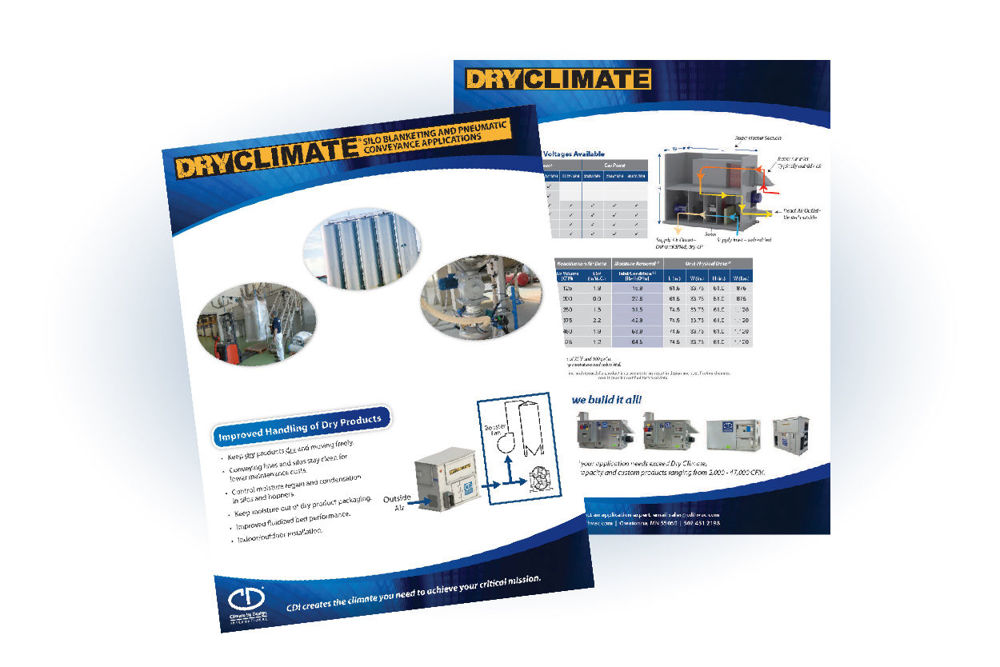 Dry Climate Silo Blanketing And Pneumatic Conveyance Application Flyer